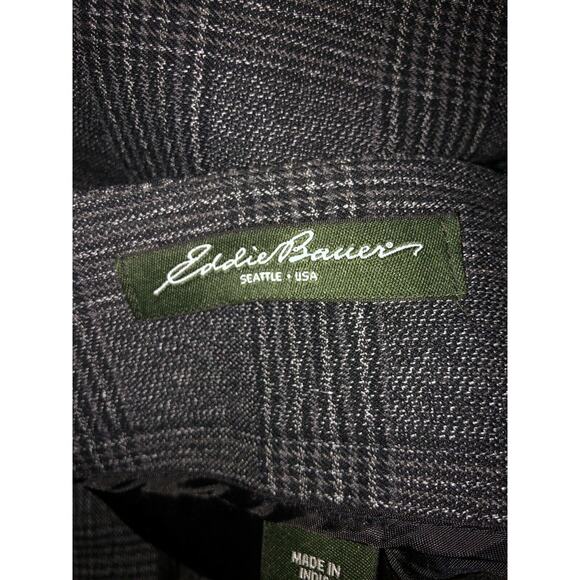 Eddie Bauer Preppy Academia Gray & Black Plaid Skirt 10 - Picture 10 of 10